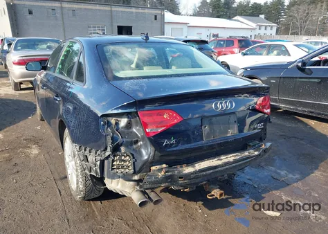 2011 Audi A4 2.0T Premium from USA, damaged, VIN WAUDFAFL3BN001492
